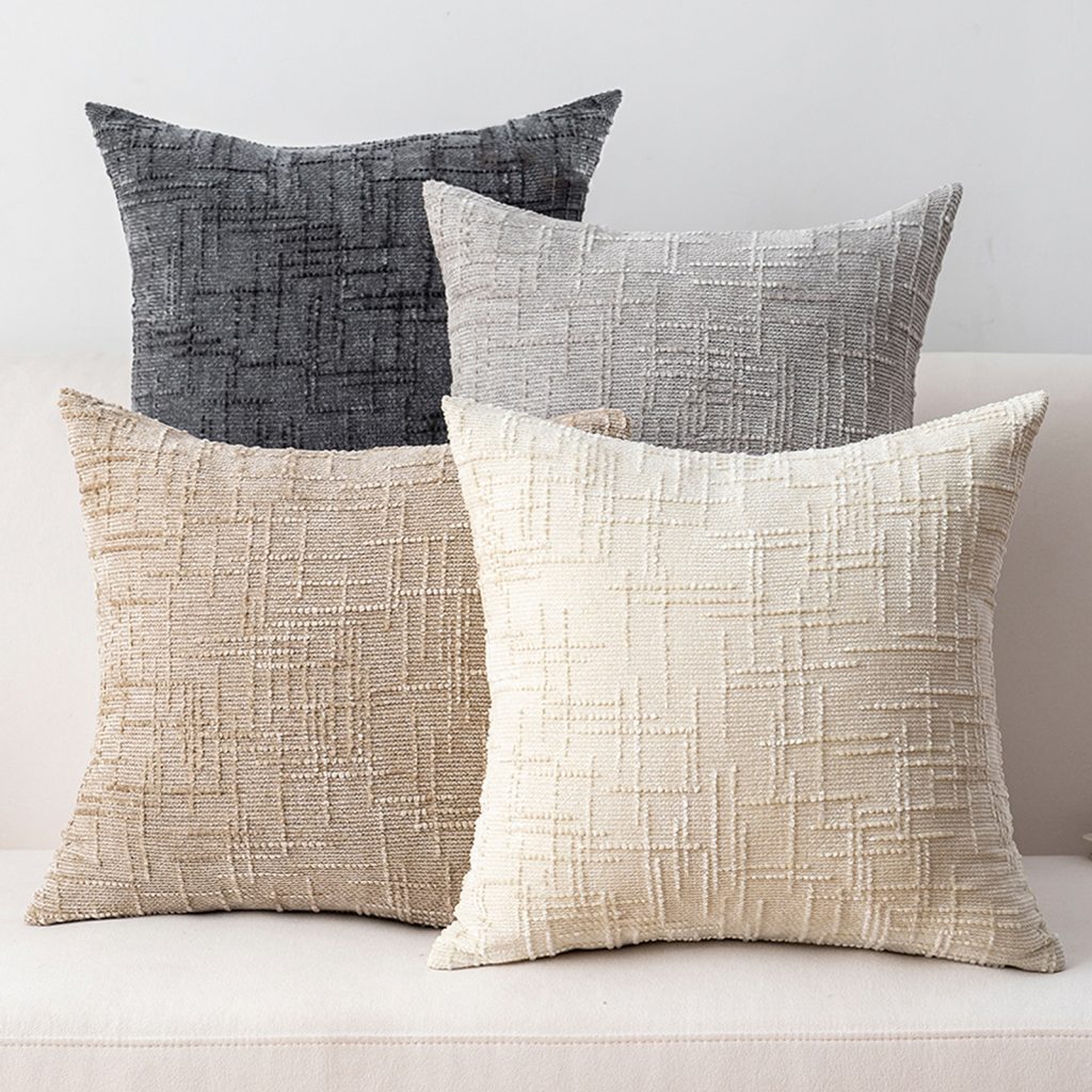 Textured Chenille Decorative Cushion Cover