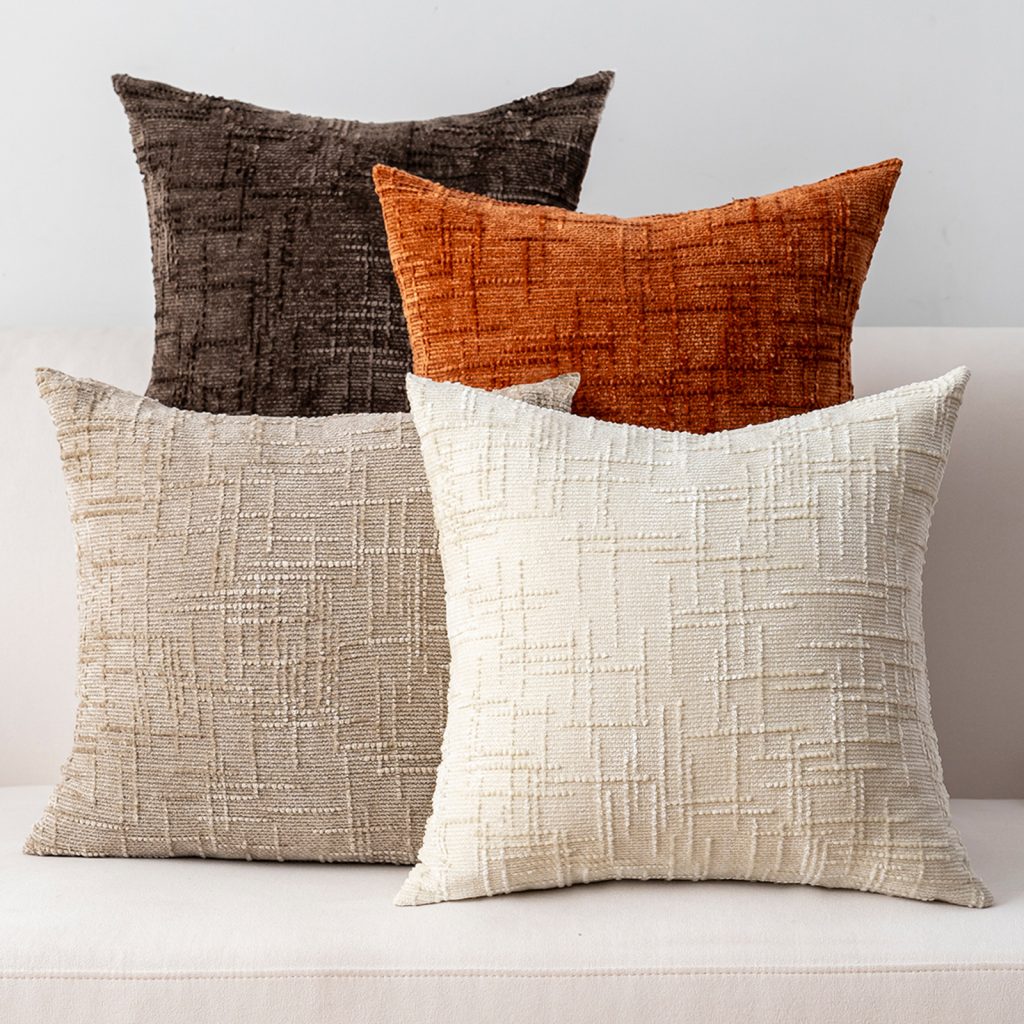 Textured Chenille Decorative Cushion Cover