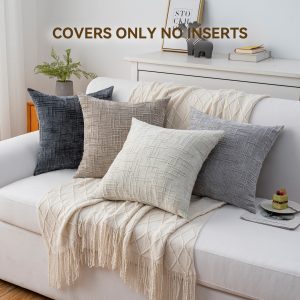 Textured Chenille Decorative Cushion Cover