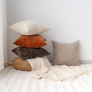 Textured Chenille Decorative Cushion Cover