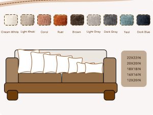 Modern Chenille Textured Decorative Cushion Cover