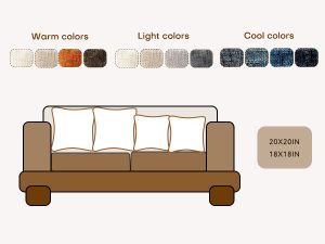 Modern Chenille Textured Decorative Cushion Cover